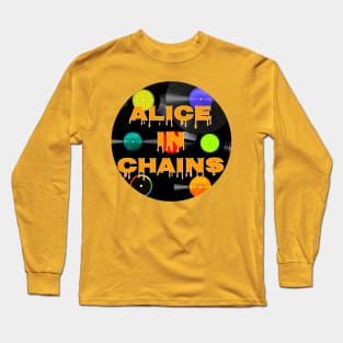 Vinyl LP Music record ALICE IN CHAINS Long Sleeve T-Shirt